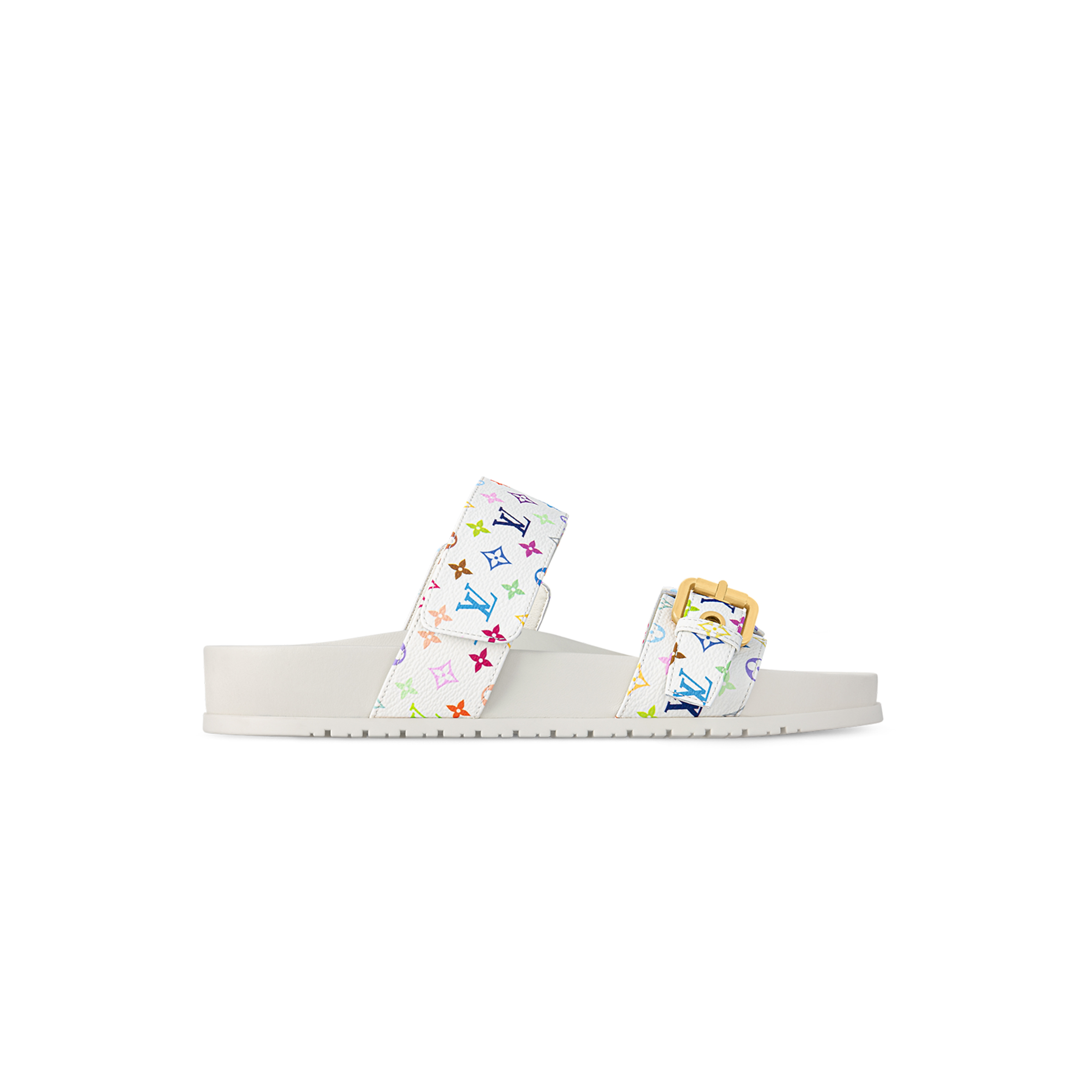 LOUIS VUITTON MURAKAMI LV X TM BOM DIA FLAT COMFORT MULE 1AGXUJ
